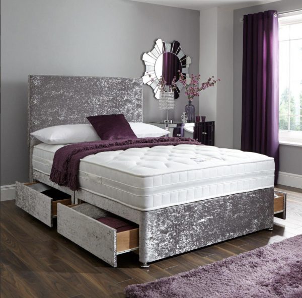 Plain Divan Drawer Bed