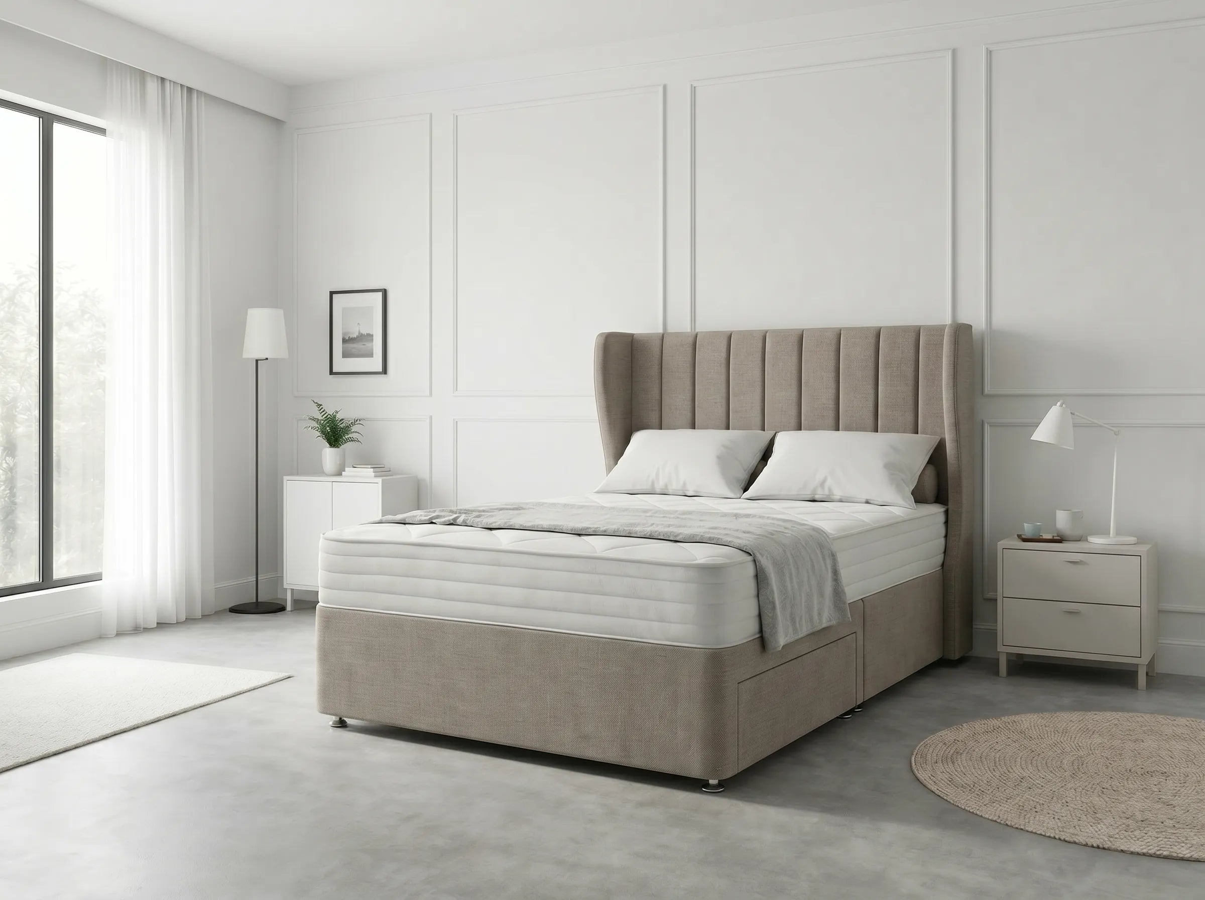 Opulent Curve Prestige | Divan Drawer Bed Optional Drawers (UK) | Discount Bed Store (DBS) #DB140
