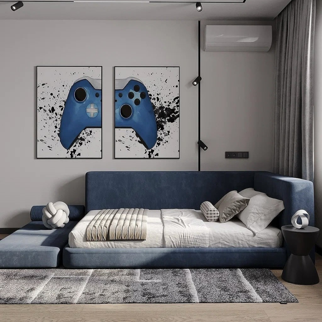 Game Lounge Corner Sofa Bed Edition #B123 Bed Frame (UK) | Discount Bed Store (DBS)