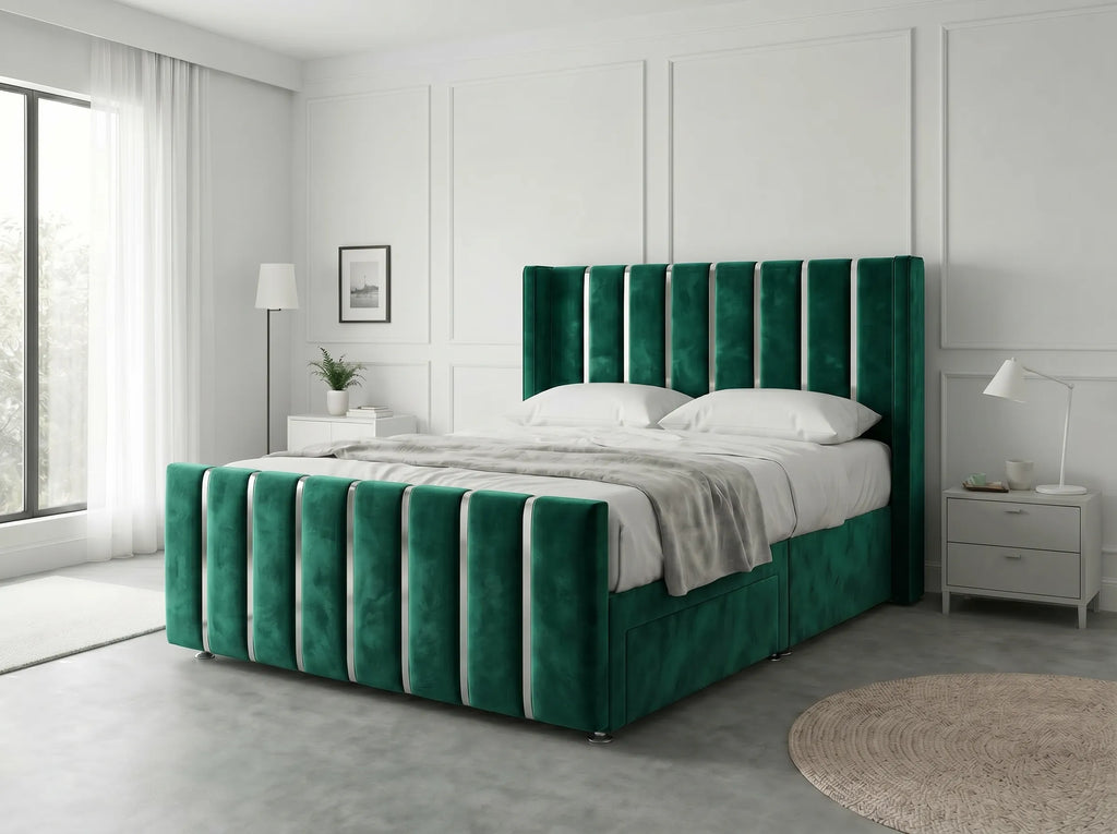 Signature Sleigh Comfort | Divan Drawer Bed with Easy-Access Drawer Storage (UK) | Discount Bed Store (DBS) #DB141