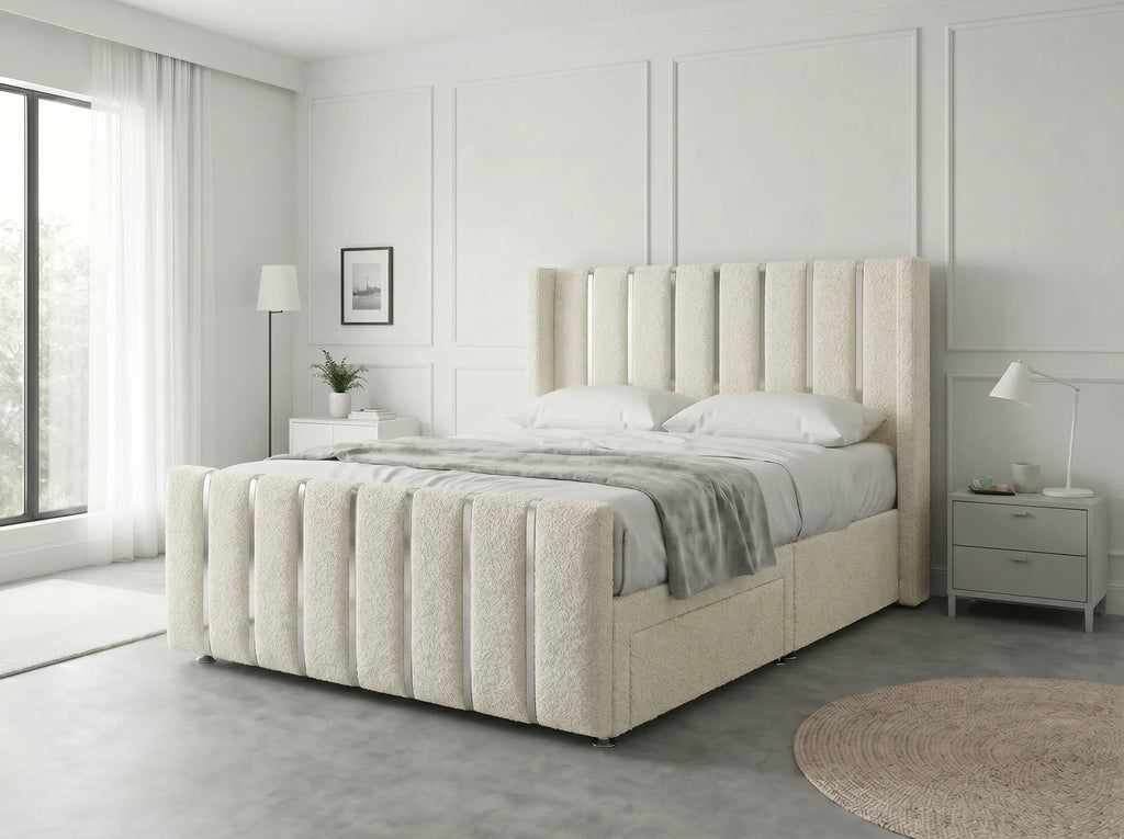 Signature Sleigh Comfort | Divan Drawer Bed with Easy-Access Drawer Storage (UK) | Discount Bed Store (DBS) #DB141