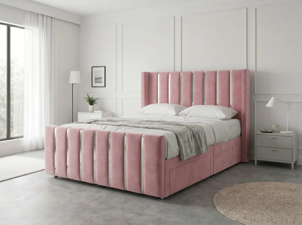 Signature Sleigh Comfort | Divan Drawer Bed with Easy-Access Drawer Storage (UK) | Discount Bed Store (DBS) #DB141