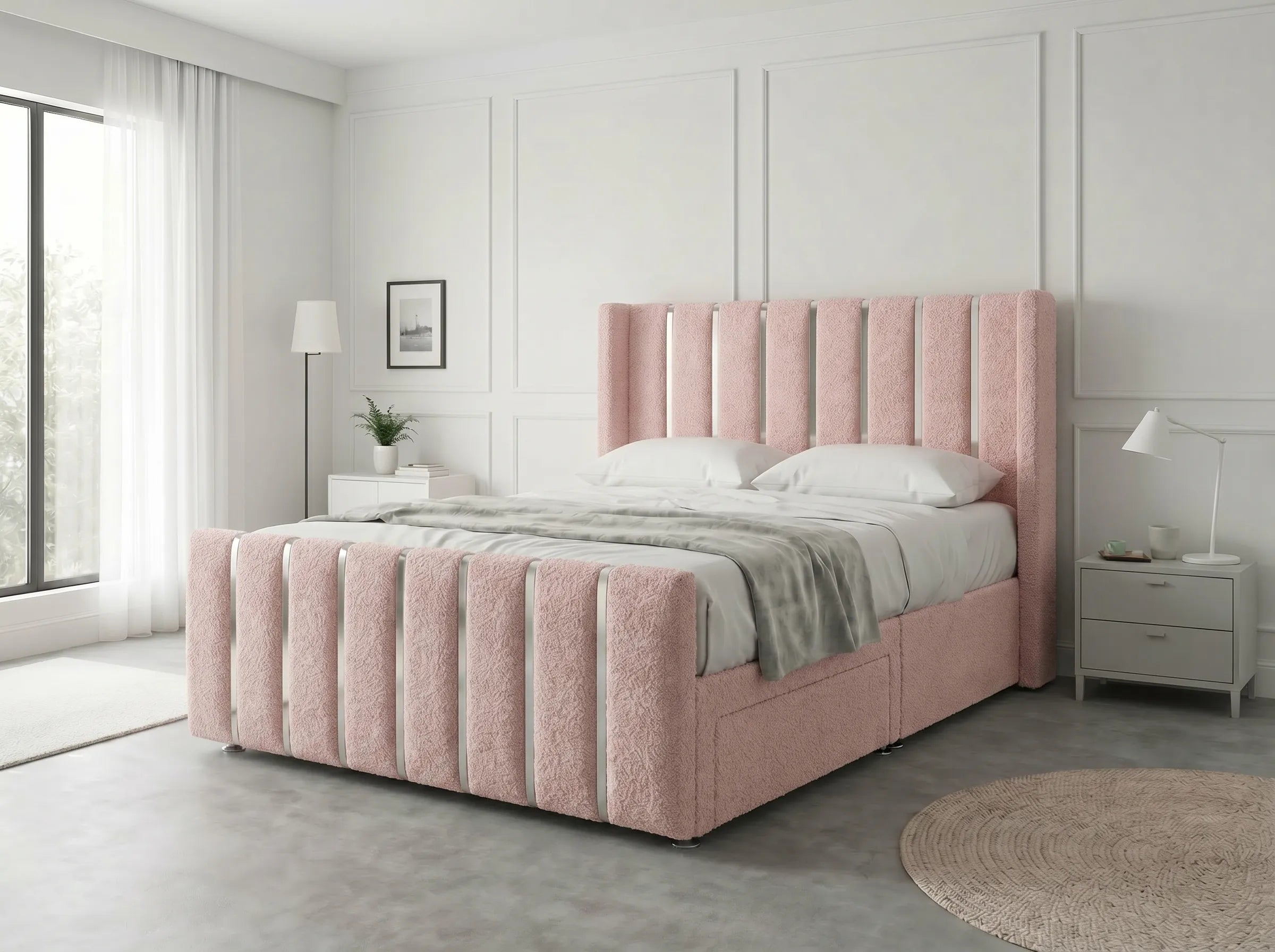 Signature Sleigh Comfort | Divan Drawer Bed with Easy-Access Drawer Storage (UK) | Discount Bed Store (DBS) #DB141