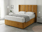 Refined Curve Haven | Modern Divan Drawer Bed with Built-In Drawers (UK) | Discount Bed Store (DBS) #DB144