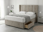 Refined Curve Haven | Modern Divan Drawer Bed with Built-In Drawers (UK) | Discount Bed Store (DBS) #DB144