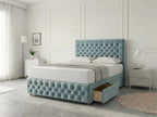Premier Sleigh Style | Divan Storage Bed with Pull-Out Drawers (UK) | Discount Bed Store (DBS) #DB145 (Copy)