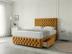 Premier Sleigh Style | Divan Storage Bed with Pull-Out Drawers (UK) | Discount Bed Store (DBS) #DB145 (Copy)