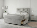 Premier Sleigh Style | Divan Storage Bed with Pull-Out Drawers (UK) | Discount Bed Store (DBS) #DB145