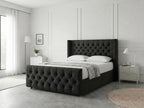 Luxury Curve Dream | Divan Drawer Bed Frame with Concealed Drawer Storage (UK) | Discount Bed Store (DBS) #DB146