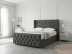 Luxury Curve Dream | Divan Drawer Bed Frame with Concealed Drawer Storage (UK) | Discount Bed Store (DBS) #DB146
