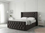 Luxury Curve Dream | Divan Drawer Bed Frame with Concealed Drawer Storage (UK) | Discount Bed Store (DBS) #DB146