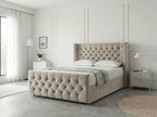 Luxury Curve Dream | Divan Drawer Bed Frame with Concealed Drawer Storage (UK) | Discount Bed Store (DBS) #DB146