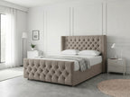 Luxury Curve Dream | Divan Drawer Bed Frame with Concealed Drawer Storage (UK) | Discount Bed Store (DBS) #DB146
