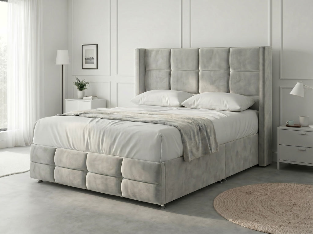 Timeless Sleigh Comfort | Divan Drawer Base with Functional Storage Drawers (UK) | Discount Bed Store (DBS) #DB147