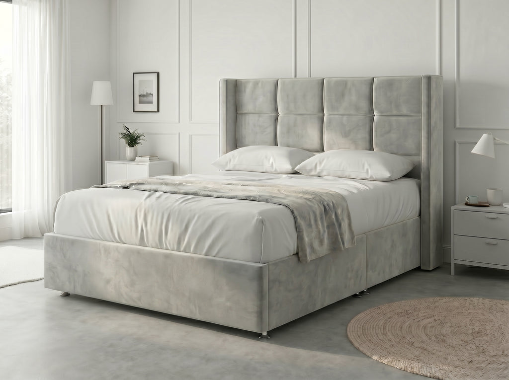Timeless Sleigh Comfort | Divan Drawer Base with Functional Storage Drawers (UK) | Discount Bed Store (DBS) #DB147