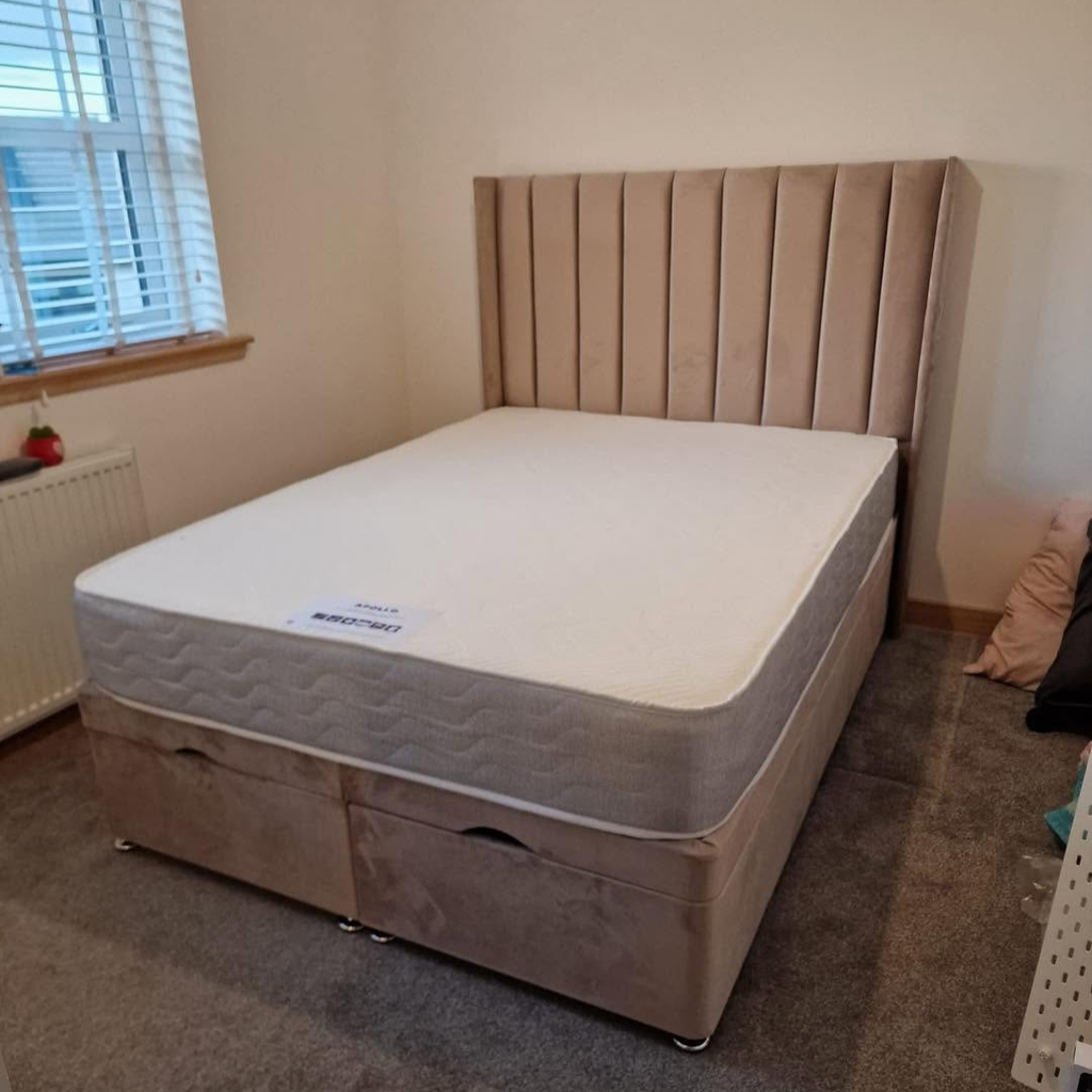 Wingback Bed AltoLine Design #B8 Bed Frame (UK) | Discount Bed Store (DBS)
