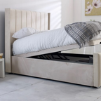 Wingback Bed AltoLine Design #B8 Bed Frame (UK) | Discount Bed Store (DBS)