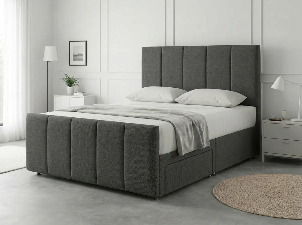 Royal Curve Majesty | Divan Drawer Bed with Seamless Drawer Storage (UK) | Discount Bed Store (DBS) #DB148