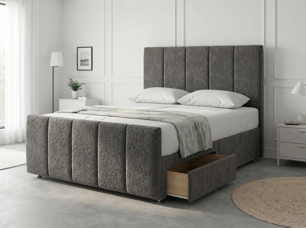 Royal Curve Majesty | Divan Drawer Bed with Seamless Drawer Storage (UK) | Discount Bed Store (DBS) #DB148