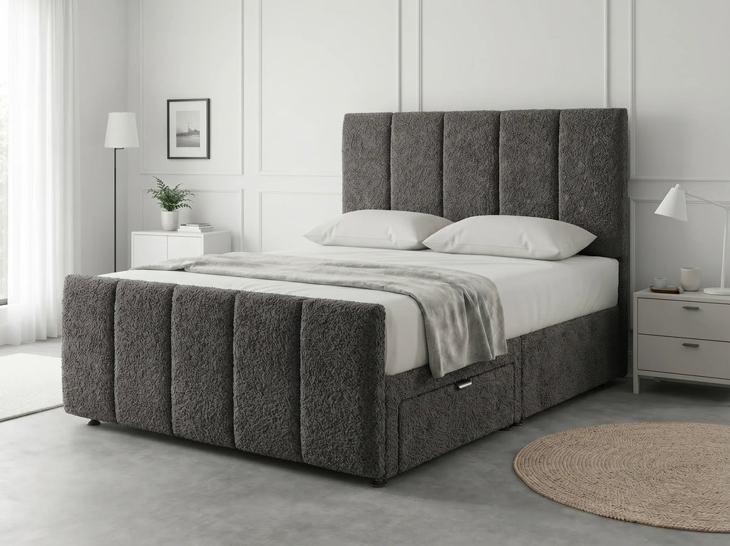 Royal Curve Majesty | Divan Drawer Bed with Seamless Drawer Storage (UK) | Discount Bed Store (DBS) #DB148