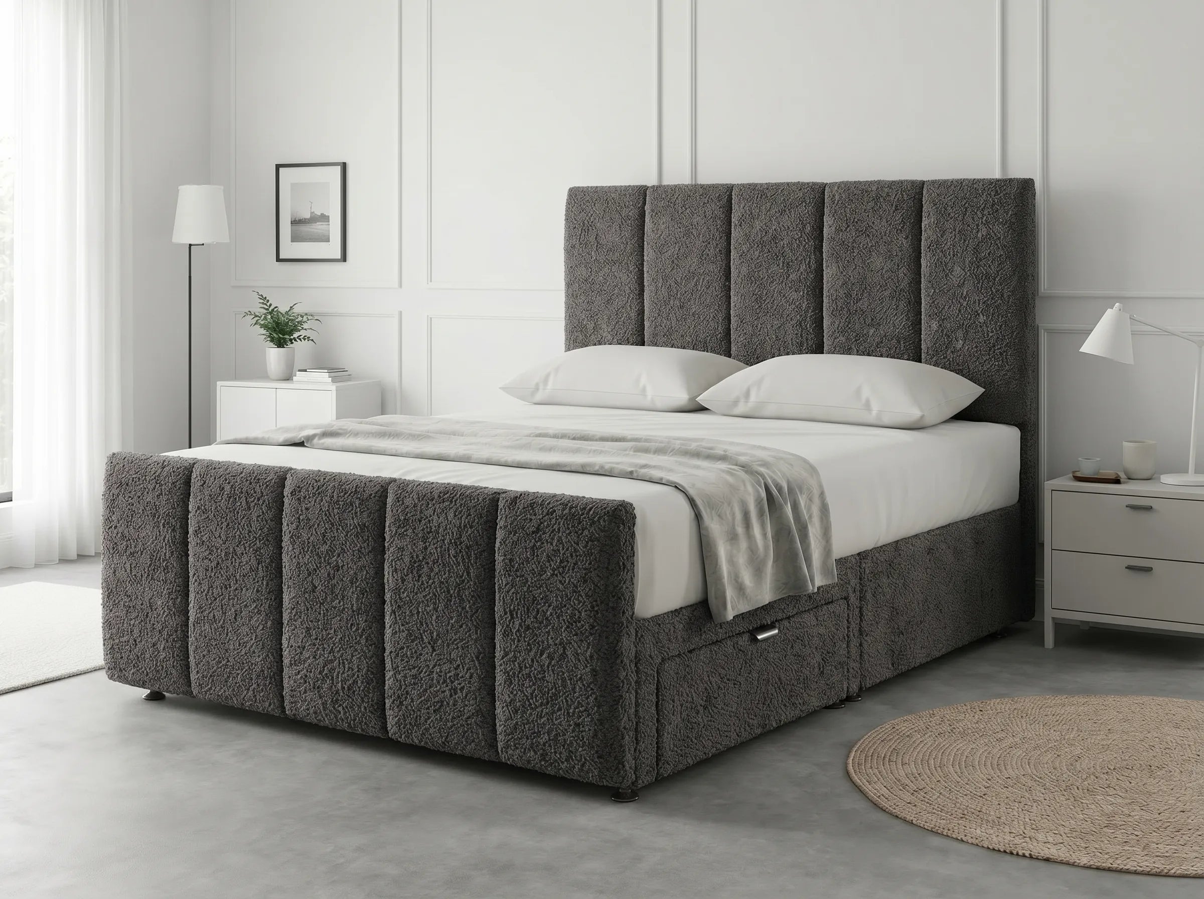 Royal Curve Majesty | Divan Drawer Bed with Seamless Drawer Storage (UK) | Discount Bed Store (DBS) #DB148
