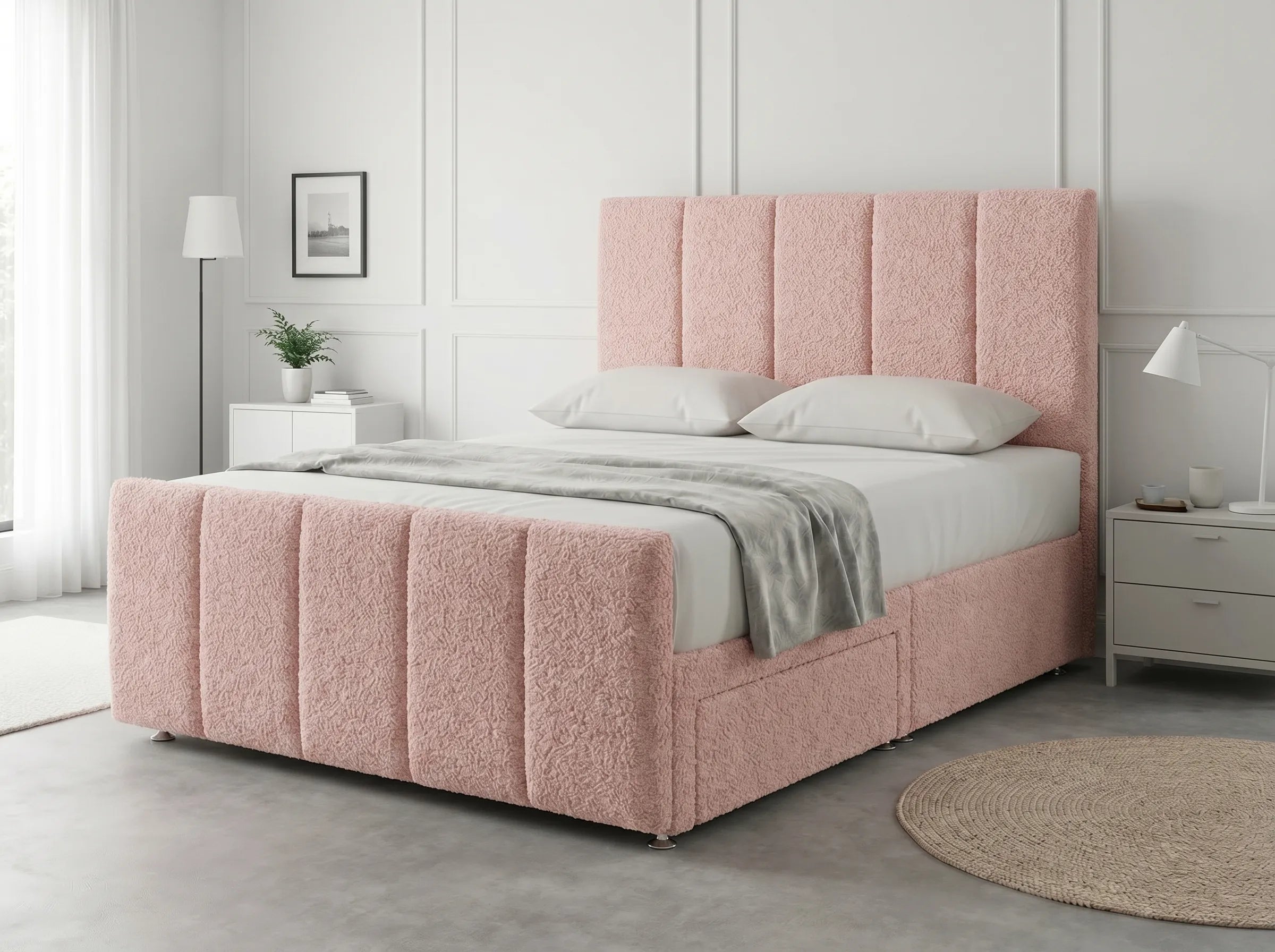Royal Curve Majesty | Divan Drawer Bed with Seamless Drawer Storage (UK) | Discount Bed Store (DBS) #DB148