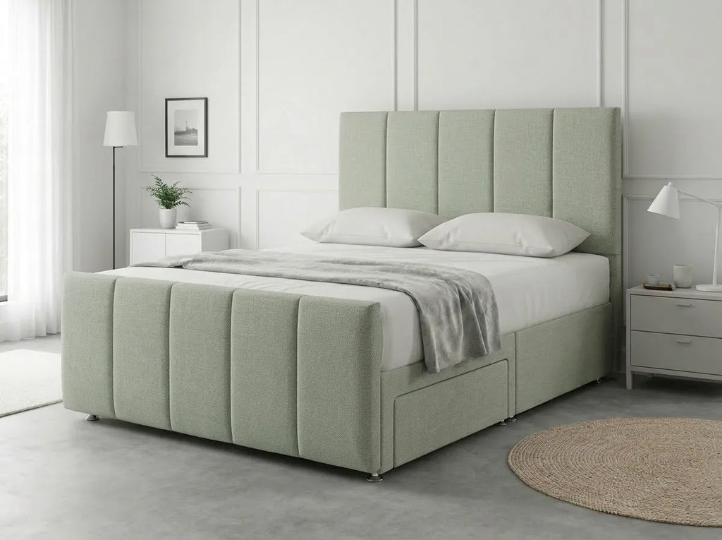 Royal Curve Majesty | Divan Drawer Bed with Seamless Drawer Storage (UK) | Discount Bed Store (DBS) #DB148
