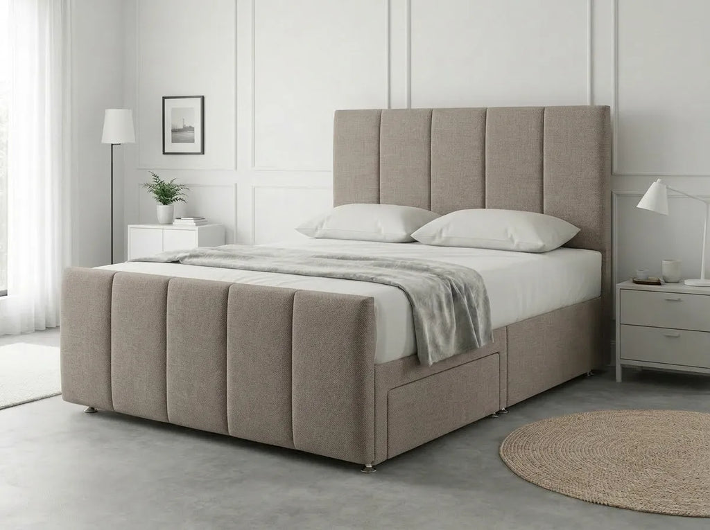 Royal Curve Majesty | Divan Drawer Bed with Seamless Drawer Storage (UK) | Discount Bed Store (DBS) #DB148