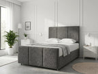 Elegant Sleigh Aura | Divan Drawer Bed with Hidden Storage Drawers (UK) | Discount Bed Store (DBS) #DB149