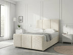 Elegant Sleigh Aura | Divan Drawer Bed with Hidden Storage Drawers (UK) | Discount Bed Store (DBS) #DB149