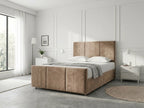Elegant Sleigh Aura | Divan Drawer Bed with Hidden Storage Drawers (UK) | Discount Bed Store (DBS) #DB149