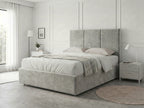 Elegant Sleigh Aura | Divan Drawer Bed with Hidden Storage Drawers (UK) | Discount Bed Store (DBS) #DB149