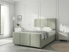 Elegant Sleigh Aura | Divan Drawer Bed with Hidden Storage Drawers (UK) | Discount Bed Store (DBS) #DB149
