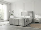 Elegant Sleigh Aura | Divan Drawer Bed with Hidden Storage Drawers (UK) | Discount Bed Store (DBS) #DB149