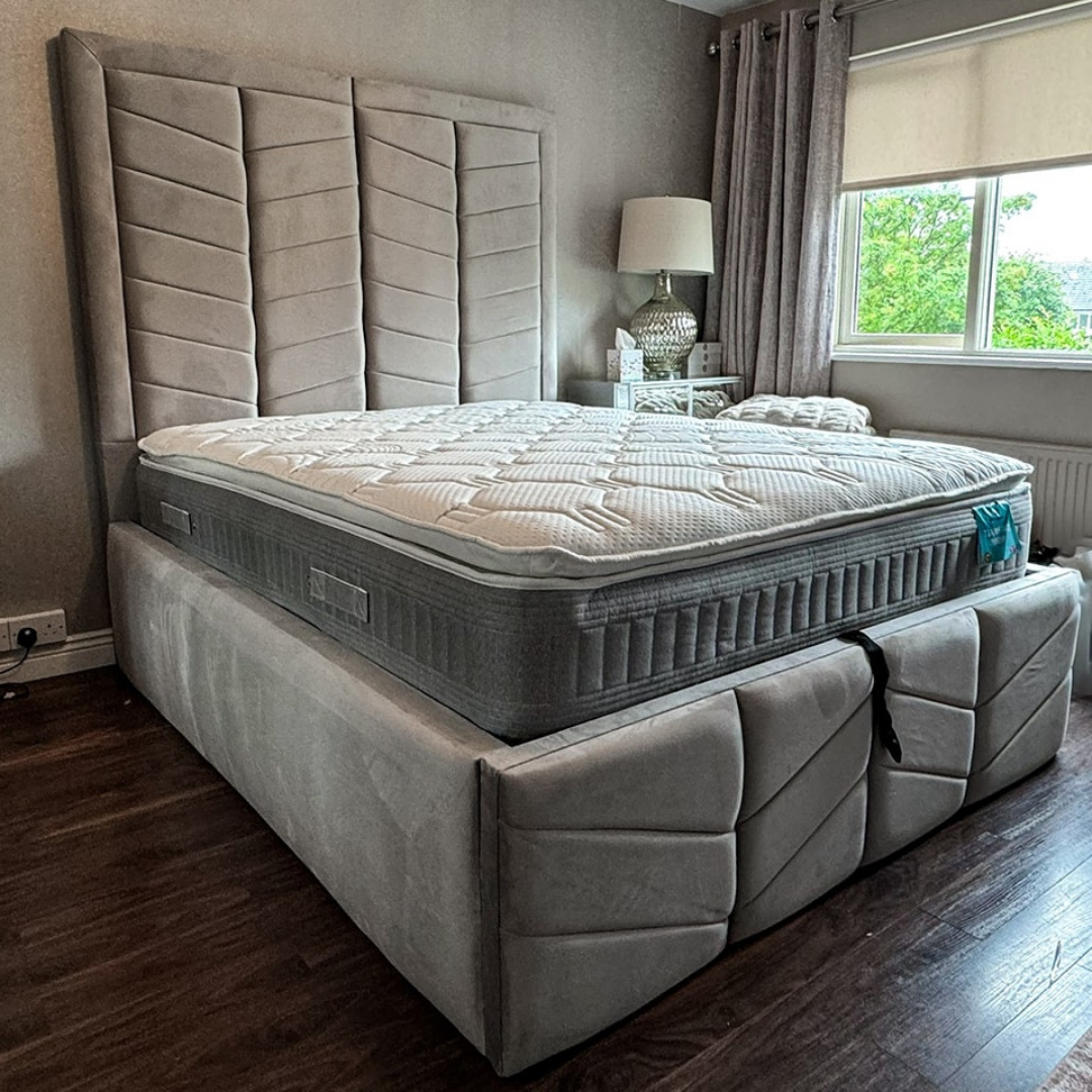 VeloForm Optional Ottoman Storage Bed Frame #B70 Bed Frame (UK) | Discount Bed Store (DBS)