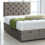PearlTuft Elegance #B146 | Optional Divan Ottoman Bed Frame (UK) | Discount Bed Store (DBS)
