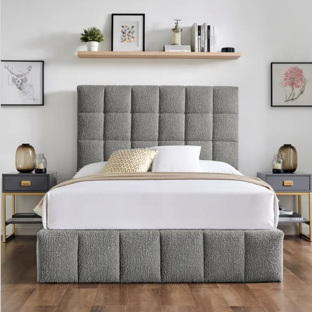 Loft Square Grid Style Bed #B67 Bed Frame (UK) | Discount Bed Store (DBS)