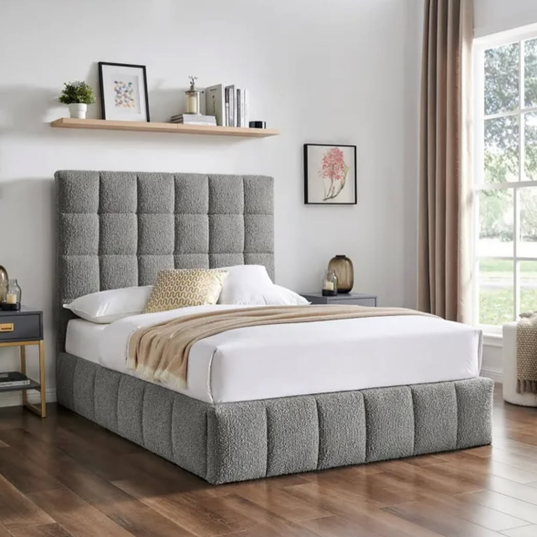 Loft Square Grid Style Bed #B67 Bed Frame (UK) | Discount Bed Store (DBS)