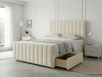 Modern Luxe Curve | Divan Drawer Bed Frame with Storage Drawers (UK) | Discount Bed Store (DBS) #DB150