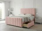 Modern Luxe Curve | Divan Drawer Bed Frame with Storage Drawers (UK) | Discount Bed Store (DBS) #DB150