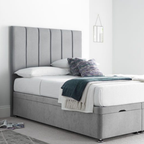 LinearLuxe Panel #B145| Optional Divan Ottoman Bed Frame (UK) | Discount Bed Store (DBS)