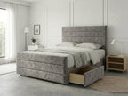 Prestige Sleigh Comfort | Divan Drawer Bed with Deep Storage Drawers (UK) | Discount Bed Store (DBS) #DB151