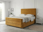 Prestige Sleigh Comfort | Divan Drawer Bed with Deep Storage Drawers (UK) | Discount Bed Store (DBS) #DB151