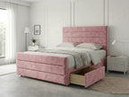 Prestige Sleigh Comfort | Divan Drawer Bed with Deep Storage Drawers (UK) | Discount Bed Store (DBS) #DB151