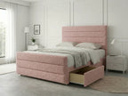 Prestige Sleigh Comfort | Divan Drawer Bed with Deep Storage Drawers (UK) | Discount Bed Store (DBS) #DB151