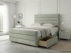 Prestige Sleigh Comfort | Divan Drawer Bed with Deep Storage Drawers (UK) | Discount Bed Store (DBS) #DB151