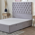 PearlTuft Elegance #B146 | Optional Divan Ottoman Bed Frame (UK) | Discount Bed Store (DBS)
