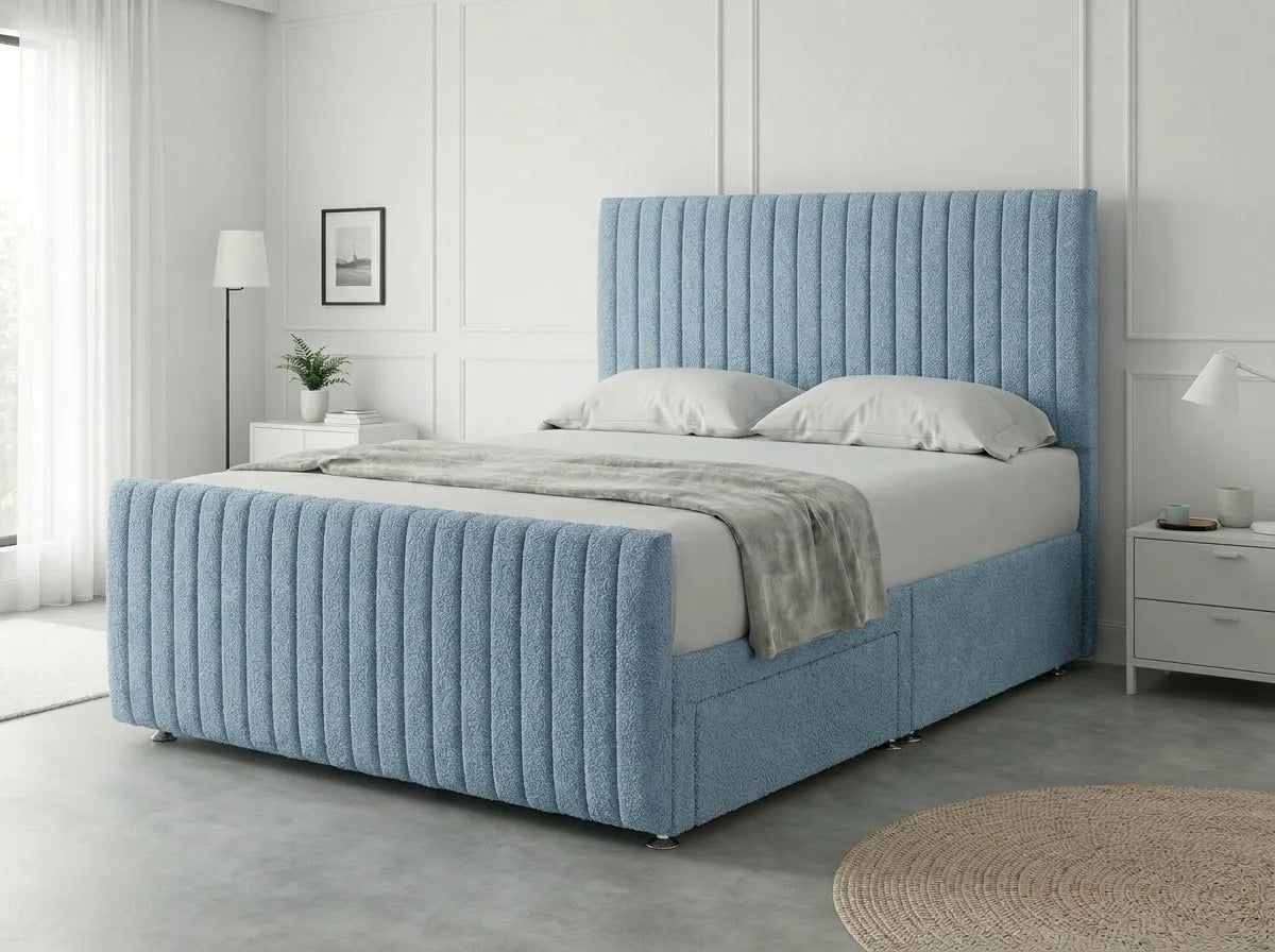 Urban Curve Elite | Divan Drawer Bed Frame with Smart Storage System (UK) | Discount Bed Store (DBS) #DB152