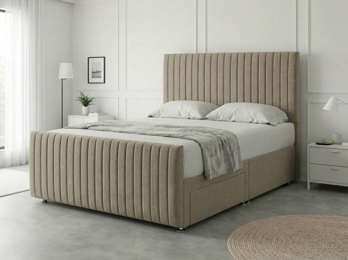 Urban Curve Elite | Divan Drawer Bed Frame with Smart Storage System (UK) | Discount Bed Store (DBS) #DB152