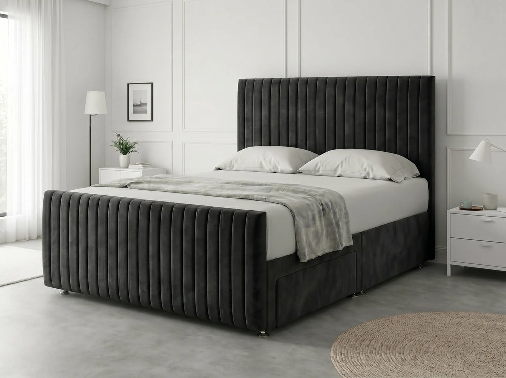 Urban Curve Elite | Divan Drawer Bed Frame with Smart Storage System (UK) | Discount Bed Store (DBS) #DB152